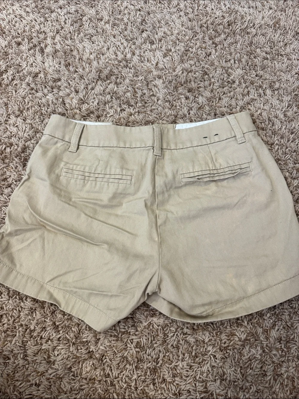 J. Crew Khaki Cotton Bermuda Shorts